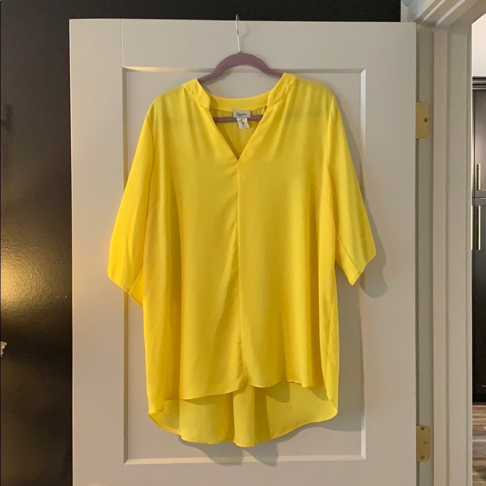 Yellow blouse